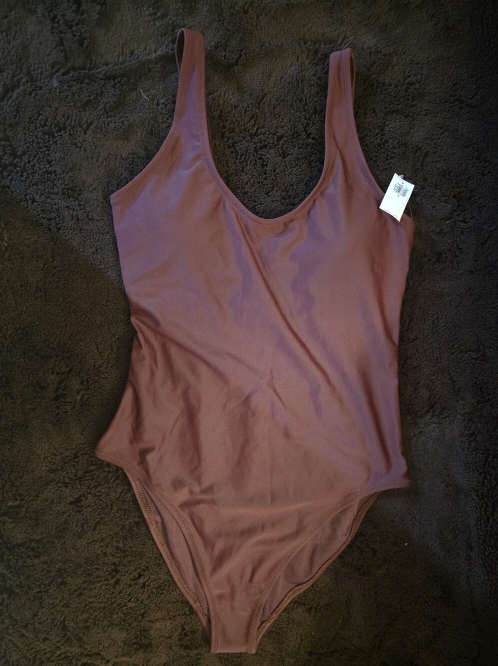 Old Navy Girls' Mauve One-Piece Swimsuit